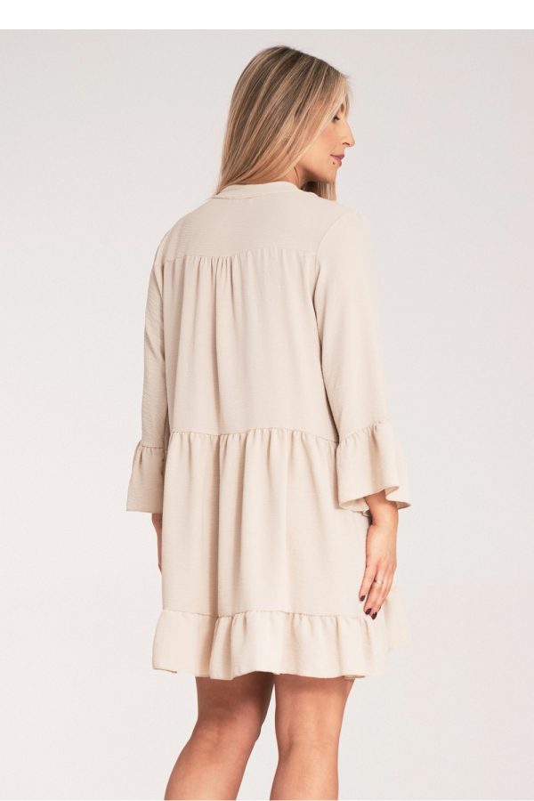 beige Daydress model 214863 Figl