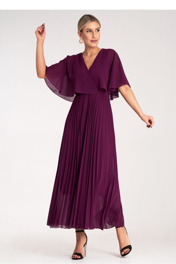 Violet Cocktail Dress in Formal Dresses, Cocktail Dresses with Polyester