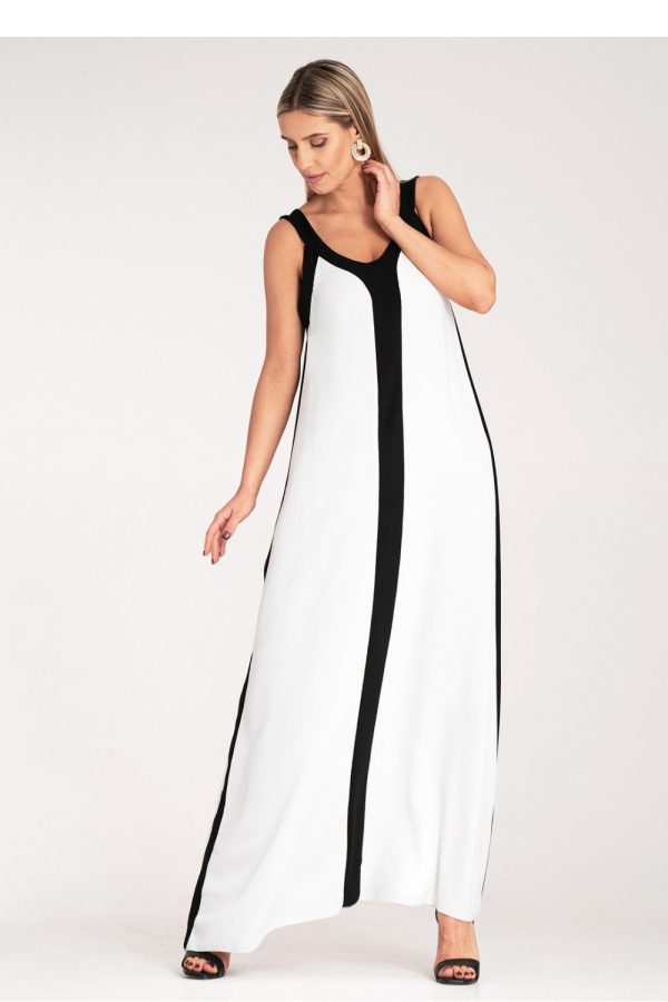 white Daydress model 214876 Figl