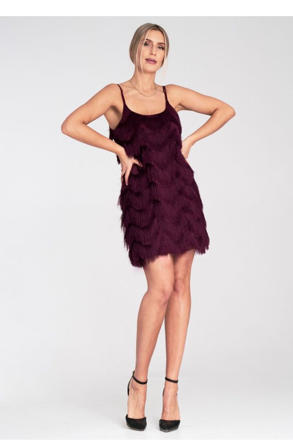 Red Evening Dress in Evening Dresses with Spandex and Polyester