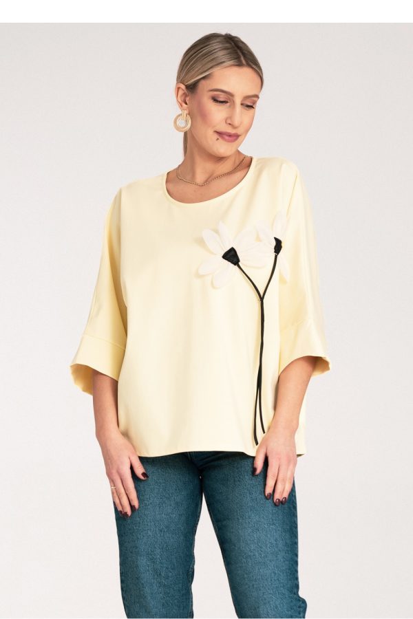 yellow Blouse model 214899 Figl