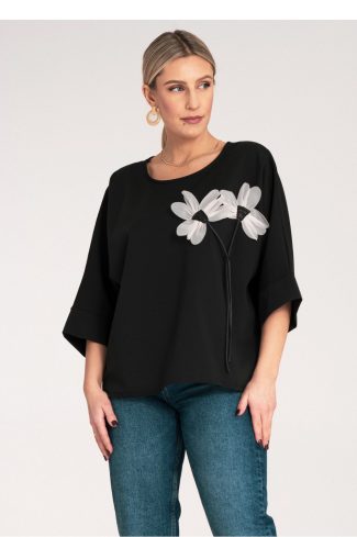 black Blouse model 214900 Figl