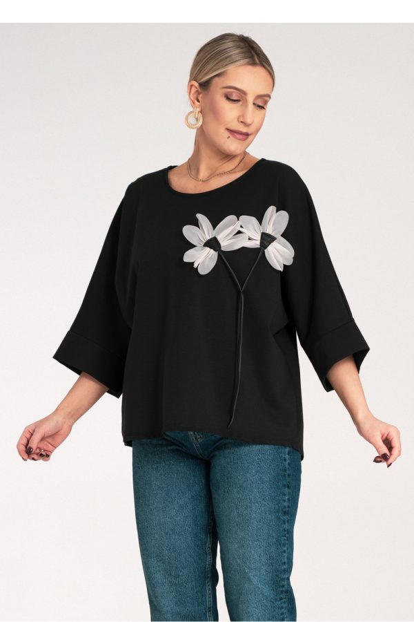 black Blouse model 214900 Figl