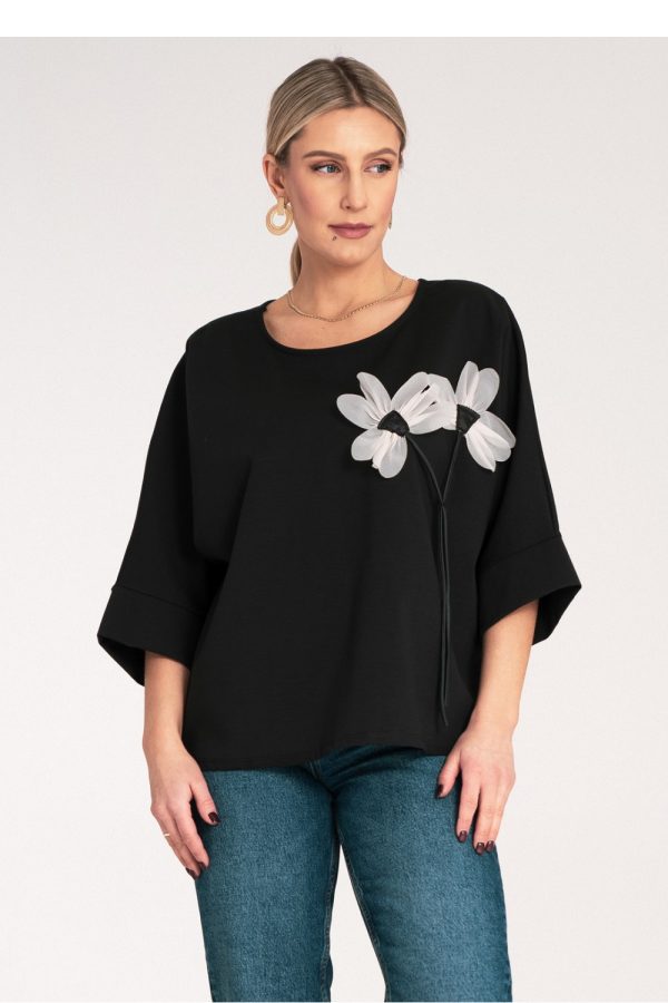 black Blouse model 214900 Figl
