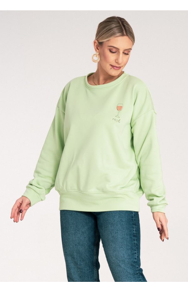 green Sweatshirt model 214913 Figl