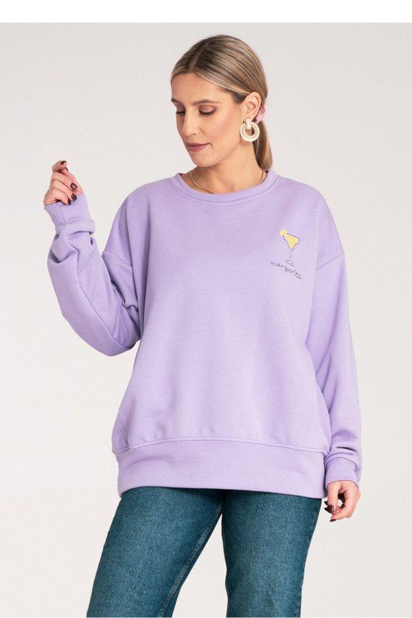 violet Sweatshirt model 214914 Figl