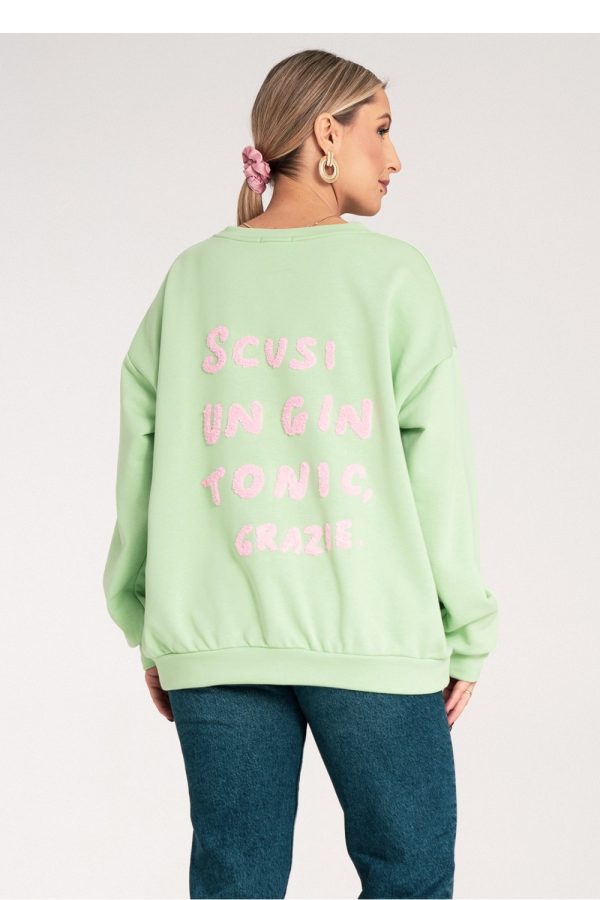 green Sweatshirt model 214916 Figl