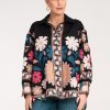 Black Long Sleeve Shirt in Shirts For Women with Polyester