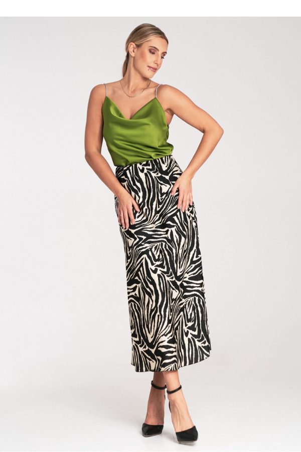 Multicolor Skirt in Skirts with Polyester