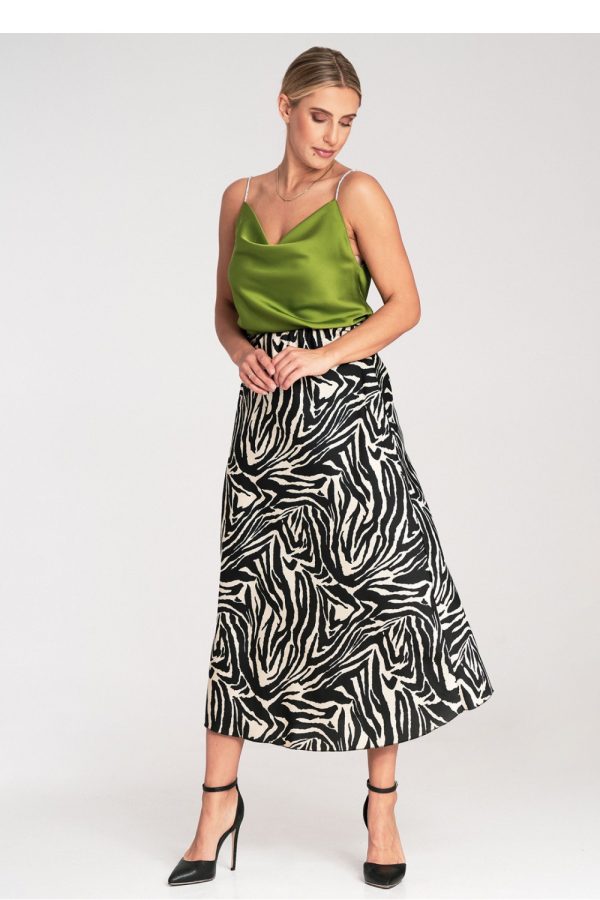 Multicolor Skirt in Skirts with Polyester