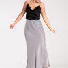 Grey Skirt in Skirts with Polyester and Viscose