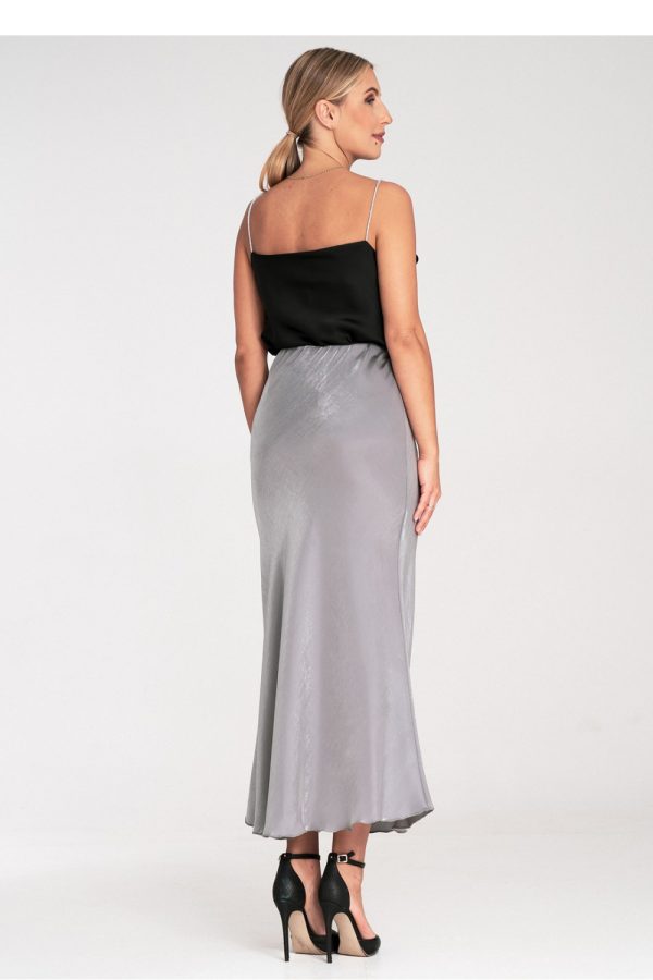 Grey Skirt in Skirts with Polyester and Viscose