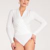 White Shapewear Body in Shapewear Bodies For Women with Spandex and Polyester
