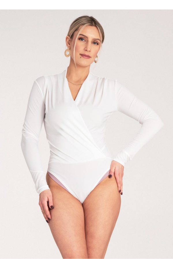White Shapewear Body in Shapewear Bodies For Women with Spandex and Polyester