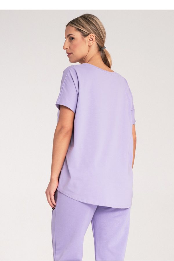 violet T-shirt model 214966 Figl