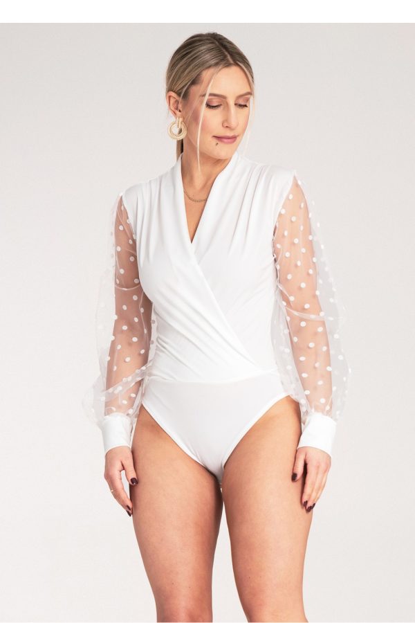 White Shapewear Body in Shapewear Bodies For Women with Spandex and Polyester