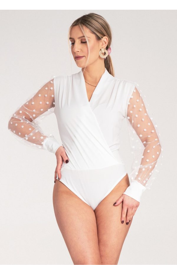 White Shapewear Body in Shapewear Bodies For Women with Spandex and Polyester