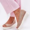 1084178.jpg Beige Buskin in Sandals & Flip-Flops For Women with Fabric, Footbed and Heel Height