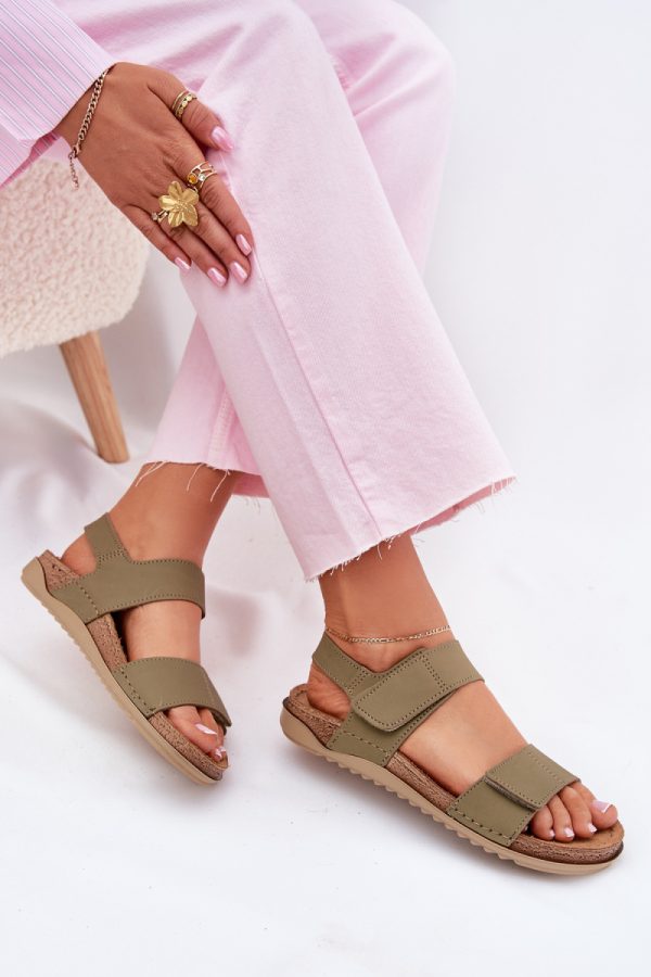 green Sandals model 215024 Step in style