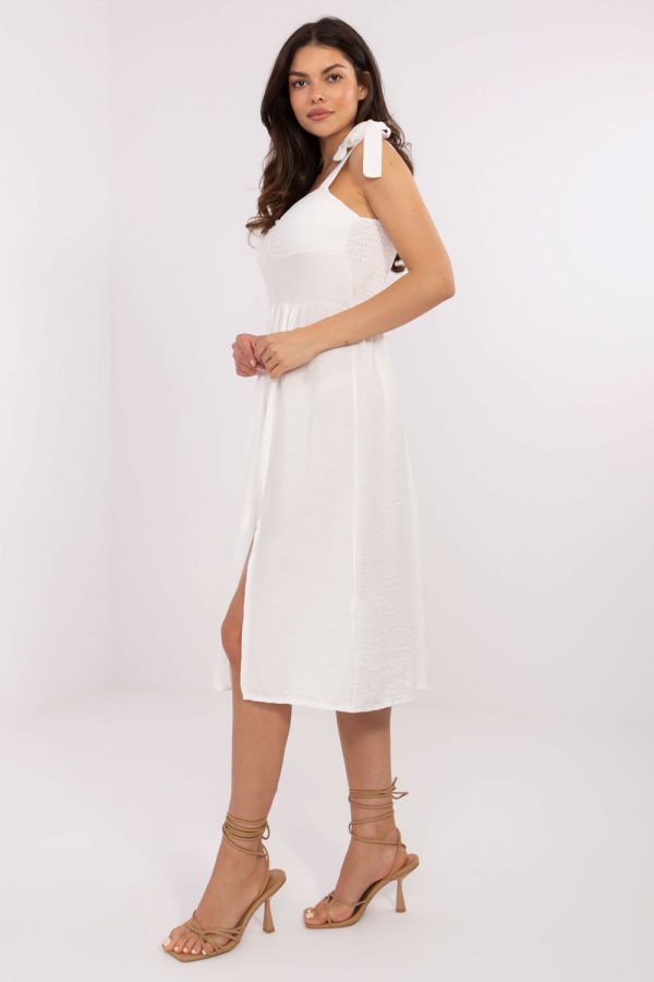 White Daydress in Day Dresses with Nylon and Viscose