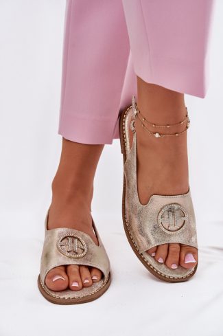 yellow Sandals model 215153 Step in style