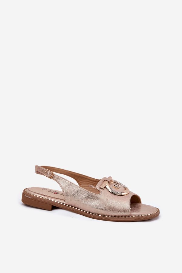 Pink Sandals in Sandals & Flip-Flops For Women with Fabric, Footbed and Heel Height