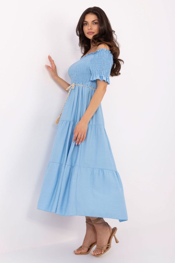 Blue Daydress in Day Dresses with Nylon and Viscose