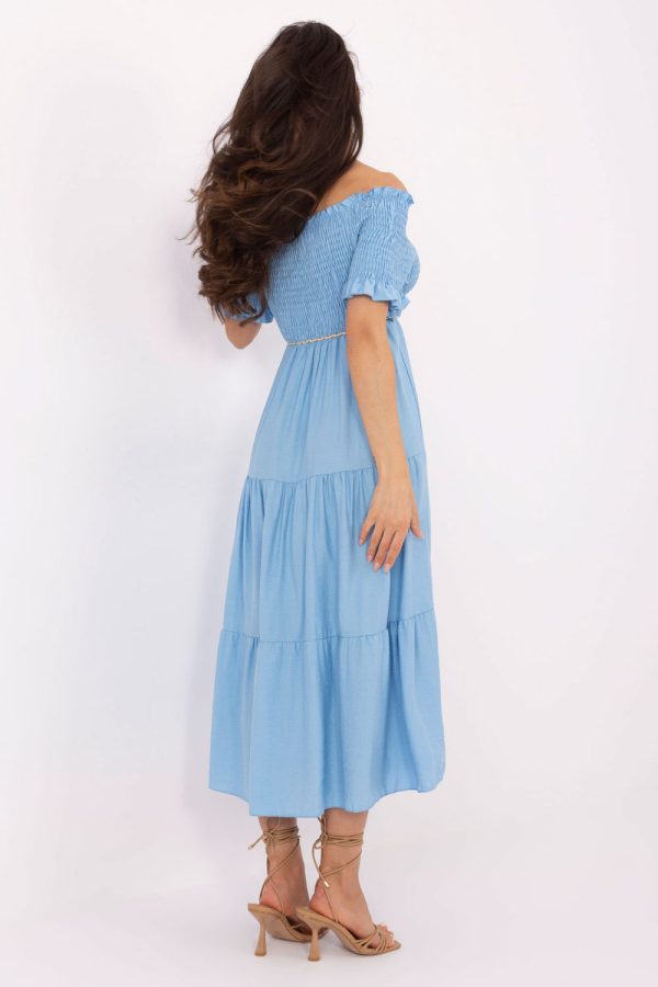 Blue Daydress in Day Dresses with Nylon and Viscose