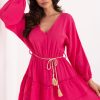 1084832 Pink Daydress in Day Dresses with Cotton