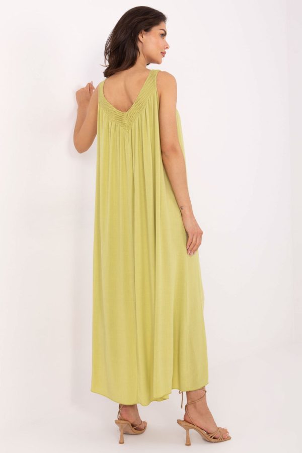 Green Daydress in Day Dresses with Viscose