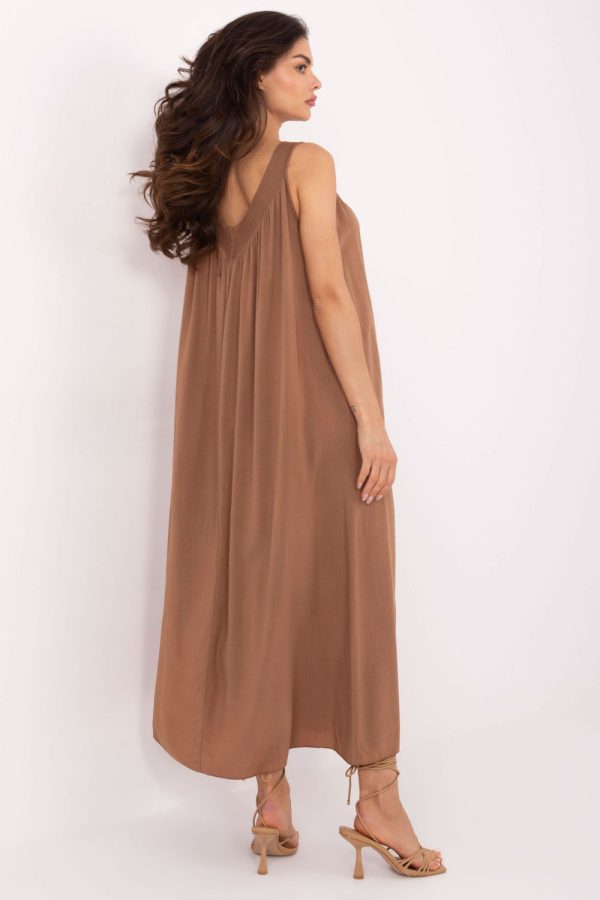 Brown Daydress in Day Dresses with Viscose