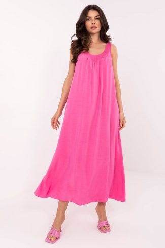 1084941 Pink Daydress in Day Dresses with Viscose