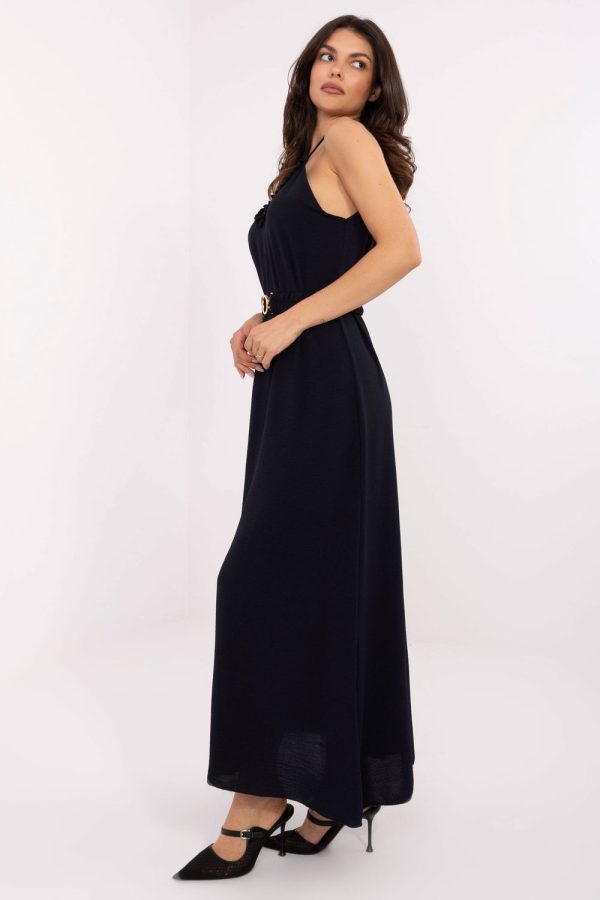 Navy Blue Daydress in Day Dresses with Polyester