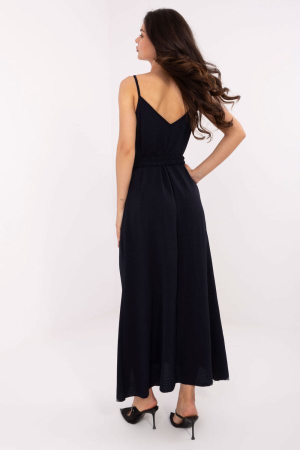 Navy Blue Daydress in Day Dresses with Polyester