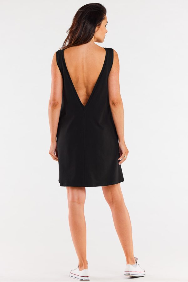 Black Daydress in Day Dresses with Cotton and Lycra