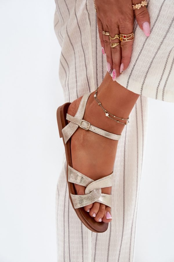 yellow Sandals model 215350 Step in style