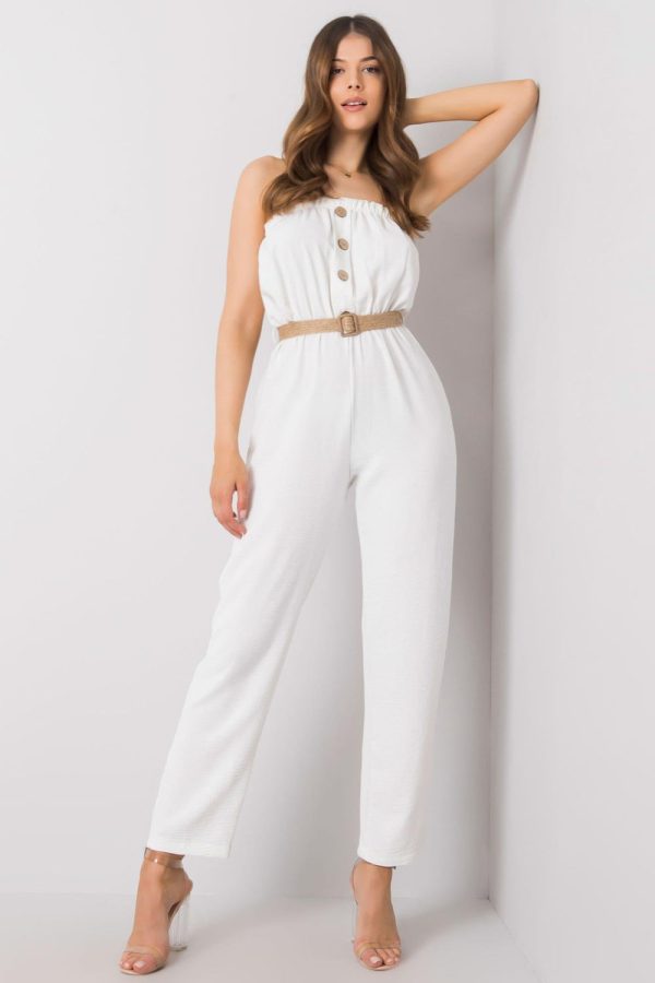 Beige Suit in Playsuits For Women with Cotton and Polyester