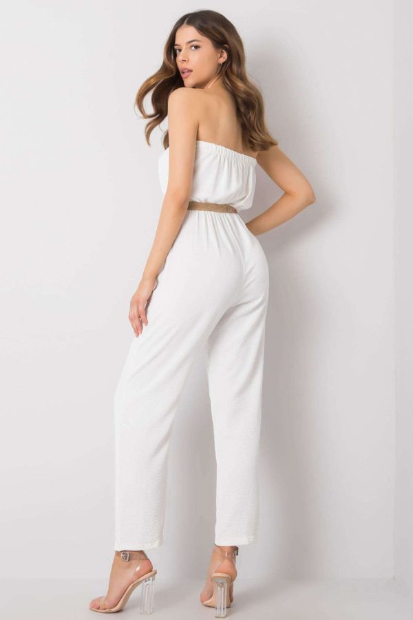 Beige Suit in Playsuits For Women with Cotton and Polyester