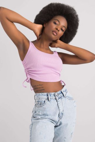 Violet Top in Undershirts / Tops with Cotton and Spandex