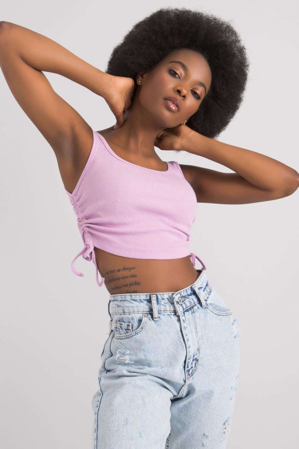 Violet Top in Undershirts / Tops with Cotton and Spandex