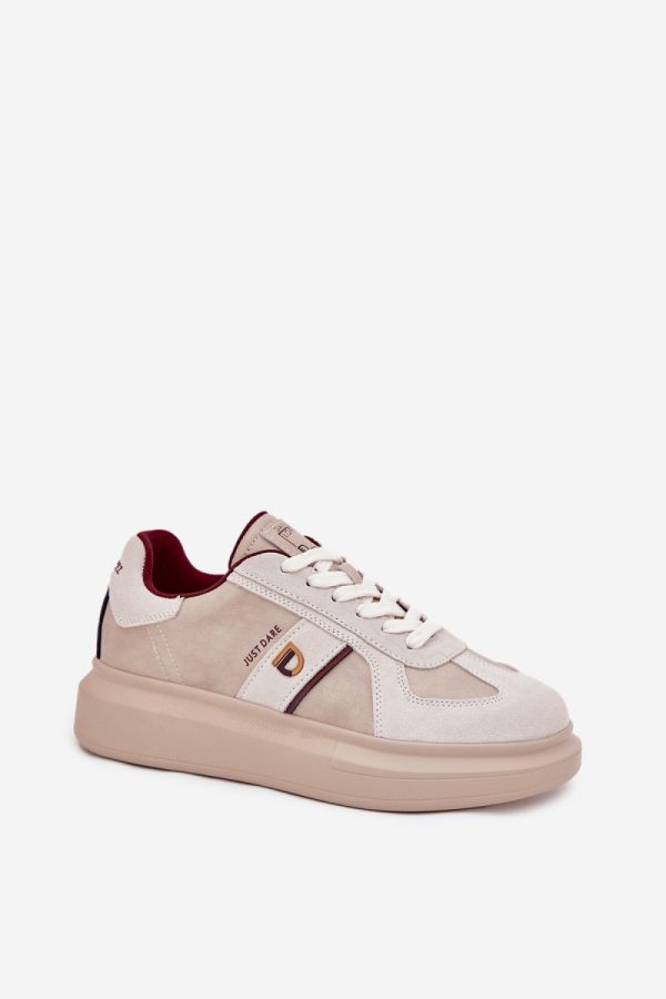 beige Sport Shoes model 215474 Step in style