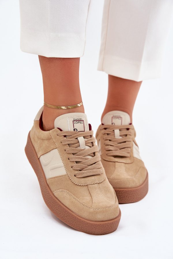 beige Sport Shoes model 215483 Step in style