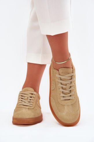 beige Sport Shoes model 215487 Step in style