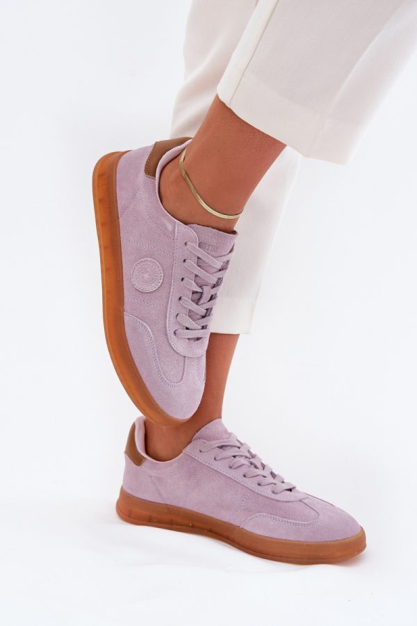 violet Sport Shoes model 215488 Step in style