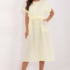 Yellow Daydress in Day Dresses with Cotton
