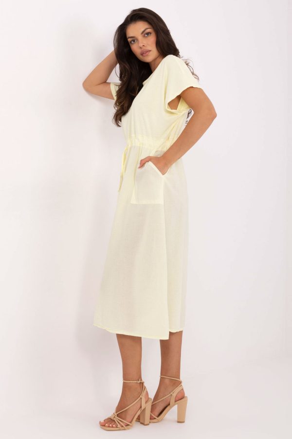 Yellow Daydress in Day Dresses with Cotton