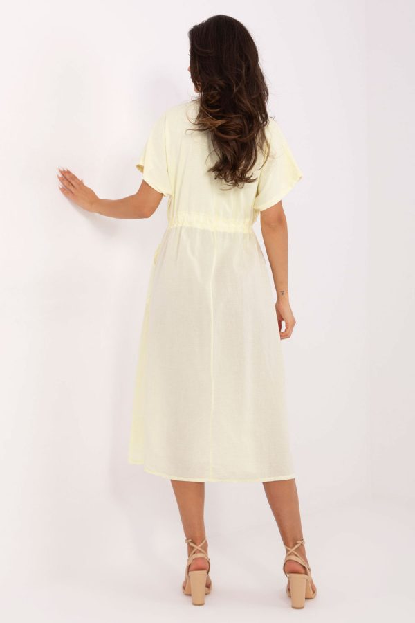 Yellow Daydress in Day Dresses with Cotton