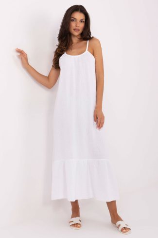 White Daydress in Day Dresses with Cotton