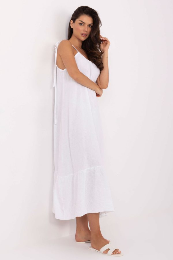 White Daydress in Day Dresses with Cotton