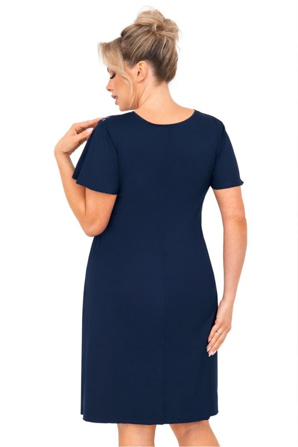 navy blue Plus Size Nightgown model 215550 Donna